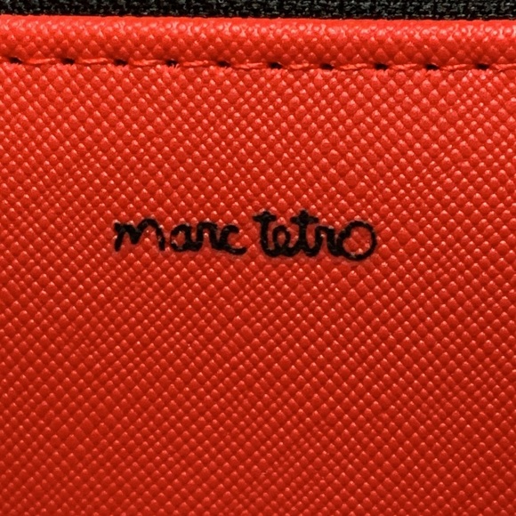 Marc Tetro Frenchie red/black wallet. New in Box. - Picture 4 of 8